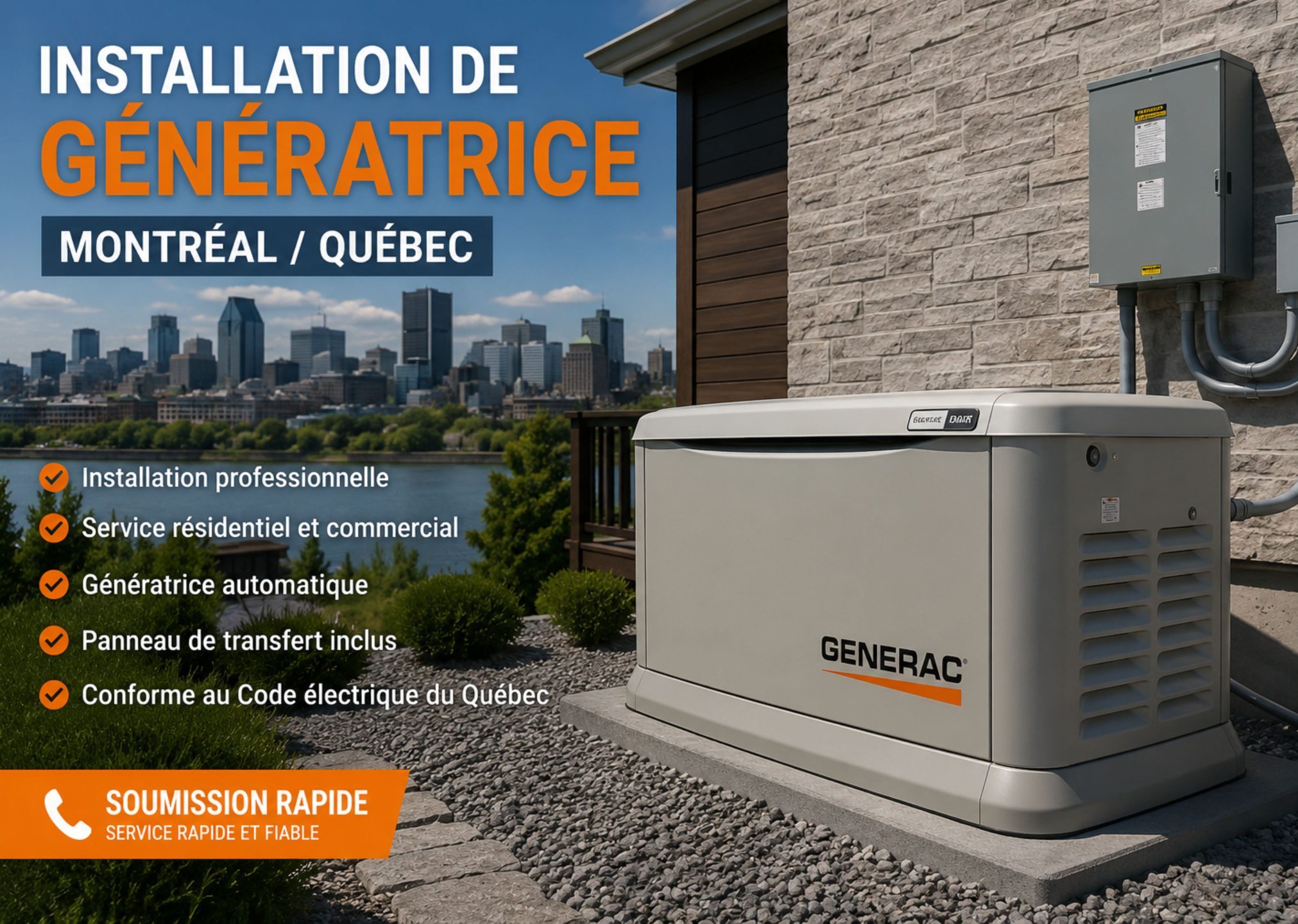 installation génératrice